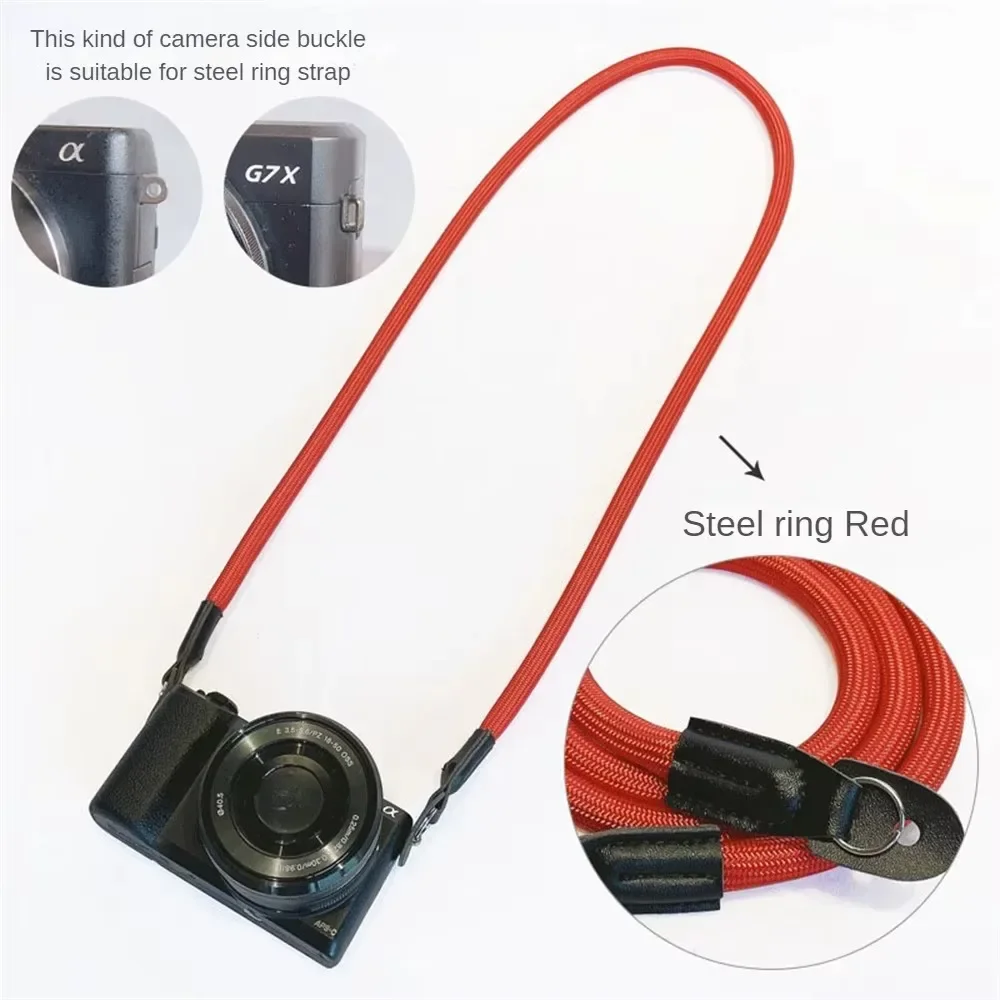 Adjustable Camera Shoulder Strap Durable Nylon Lanyard Security DSLR Camera Strap for Nikon Panasonic Leica Fujifilm