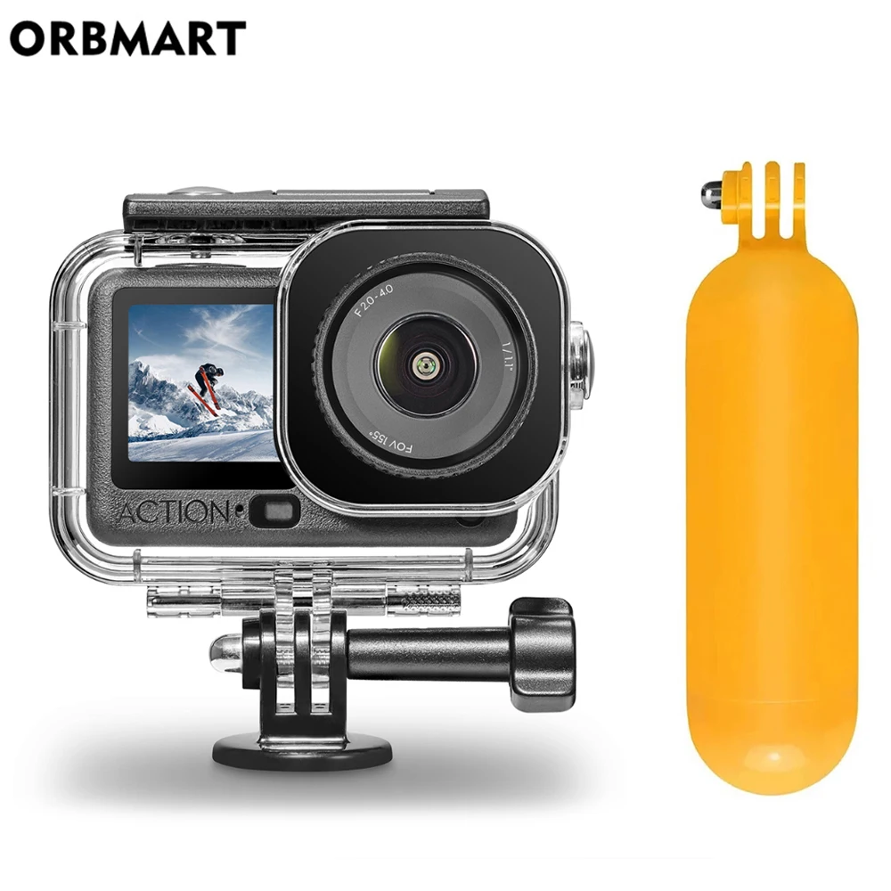 Für DJI Osmo Action 6 Wasserdichte Fall 60 m Unterwasser Tauch Gehäuse Schutzhülle Tauchen Abdeckung Mount Action6 Zubehör