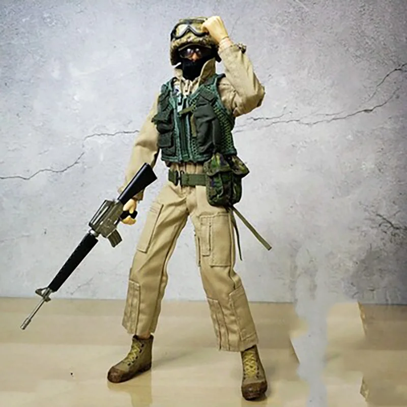 1/6 Scale WWII Marine Corps Action Figures Set 30cm Military Doll