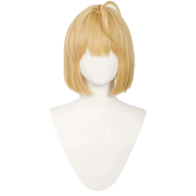 Zz04zz12 Juego Tsukihime DokiDoki Mujeres Navidad Cosplay Arcueid Brunestud Peluca Dorada