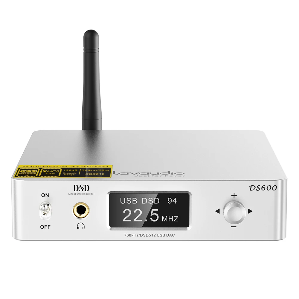 

2*ESS ES9038Q2M SABRE HIFI DAC Bluetooth 5.0 LDAC Transmission Hi-Res Desktop Audio Decoder