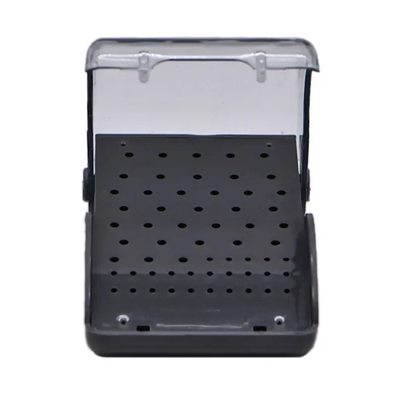 60 Holes Dental Plastic Bur Box Drill Placement Box Dental Tools Dentist Drill Box Autoclave Sterilizer Case Disinfection Holder