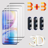 6 in 1 Tempered Glass For Oneplus 8 Pro Screen Protector Camera Lens Film Oneplus 8 Glass