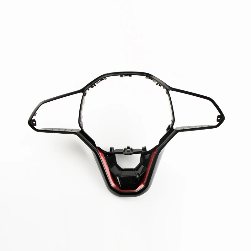 LCD Touch Steering Wheel Frame For Volkswagen Golf 8 GTI MK8 Steering Wheel Key Black Frame With New R Logo Frame