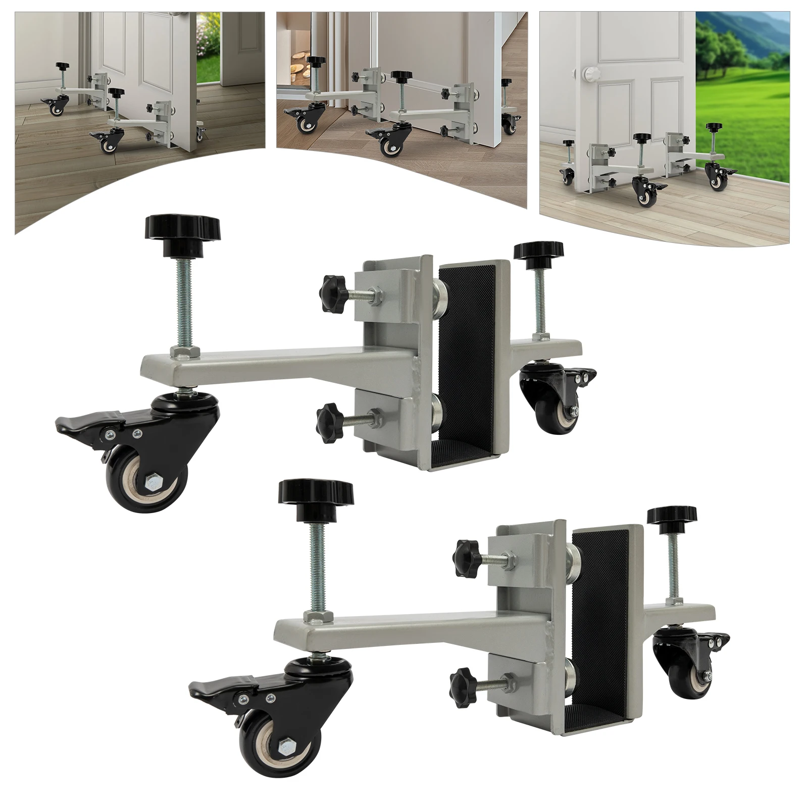 

1000lb 1-2.5in Silver Door Installation Tool Kit Installation Tool for Steel Frame Doors Fire-rated Doors