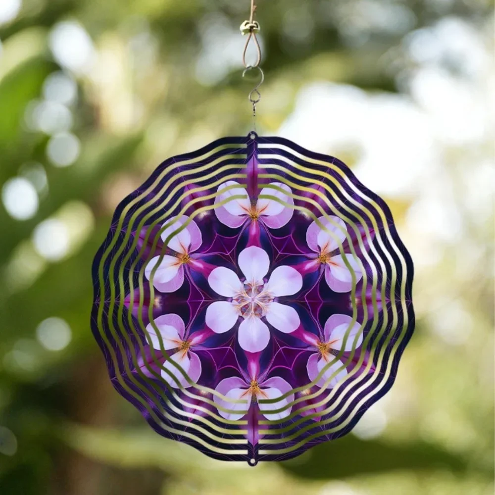 CIFBUY Wind Chimes 360 Rotating Garden Spinner Hanging Ornament Decor for Patio Balcony Yard Lawn Porch Backyard