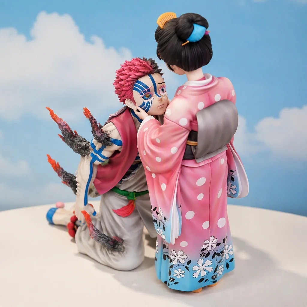 24cm PVC Figure Akaza Koyuki Demon Slayer Action Statue Manga Anime Collection Display Decorative Showpiece Memorabilia Gift