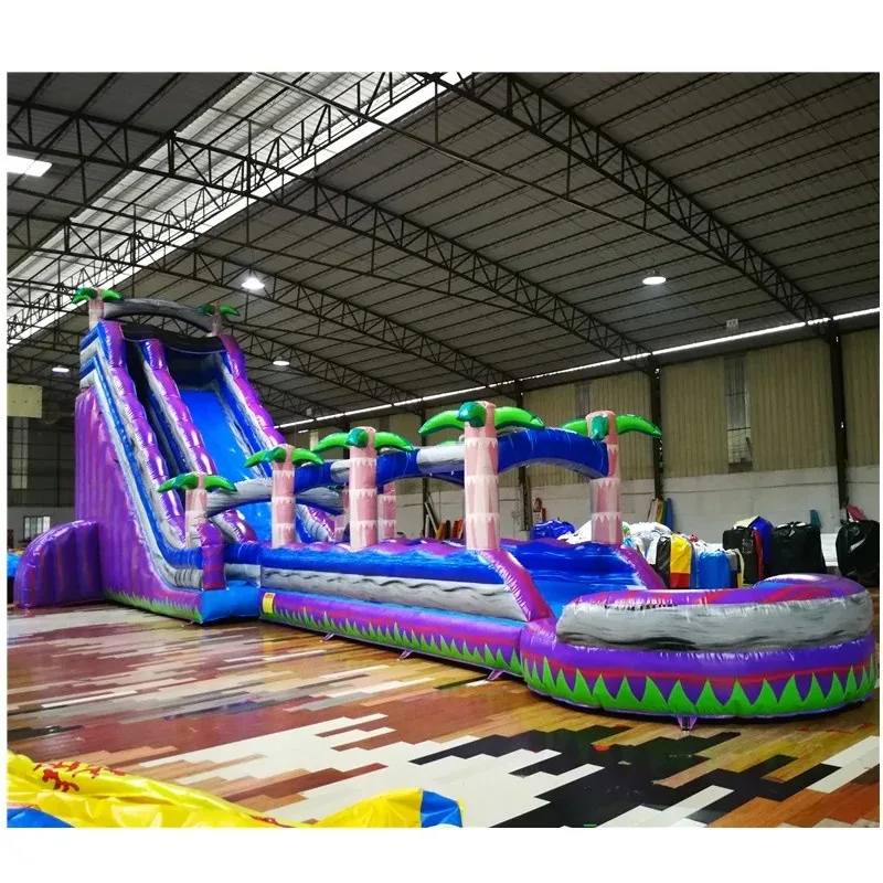 

Children's Amusement Park Outdoor Playground Inflatable Slide and Swimming Pool Can Be Customized