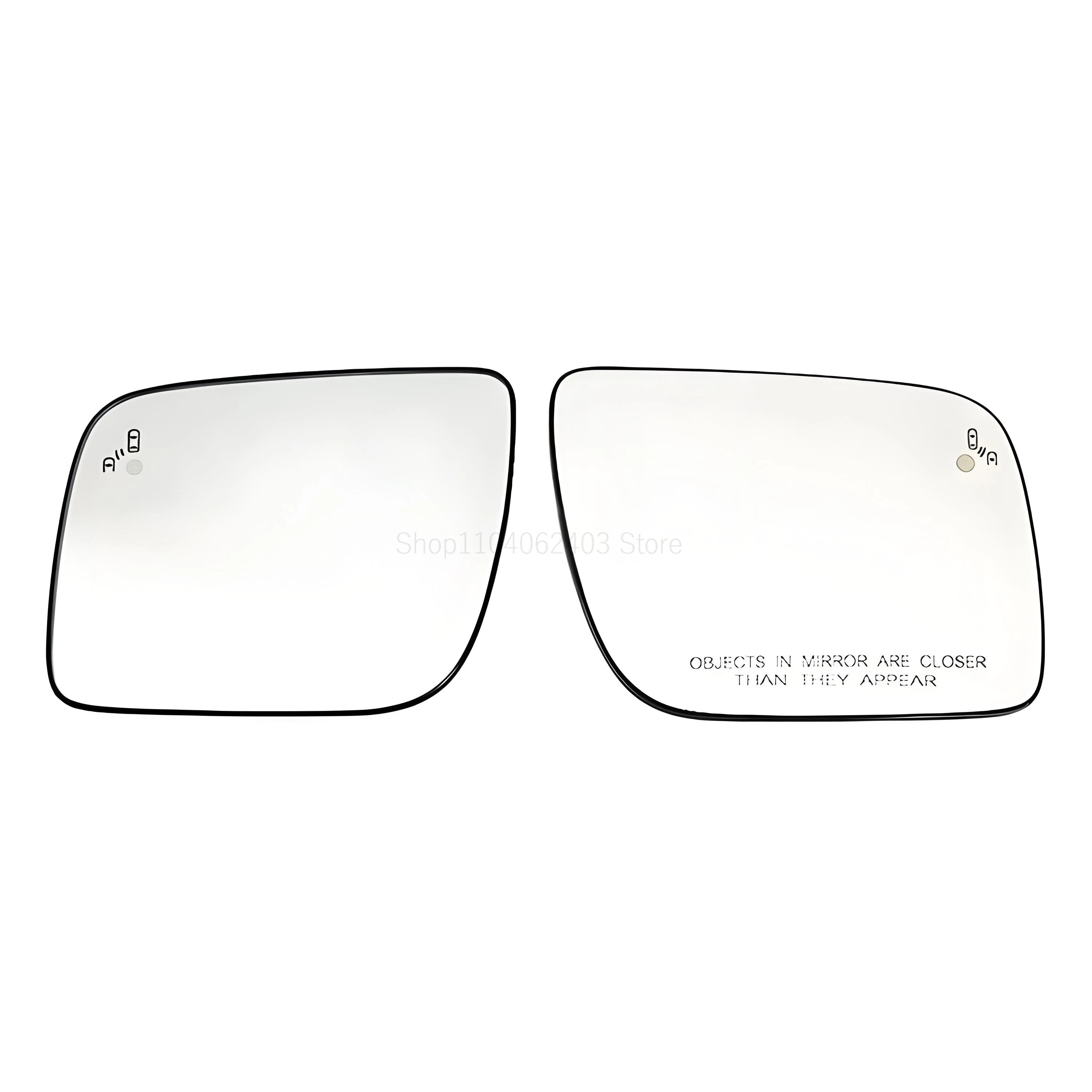 New Left/ Right Mirror Glass Heated W/ Blind Spot For Ford Explorer 2011-2017 BB5Z17K707D BB5Z-17K707-D