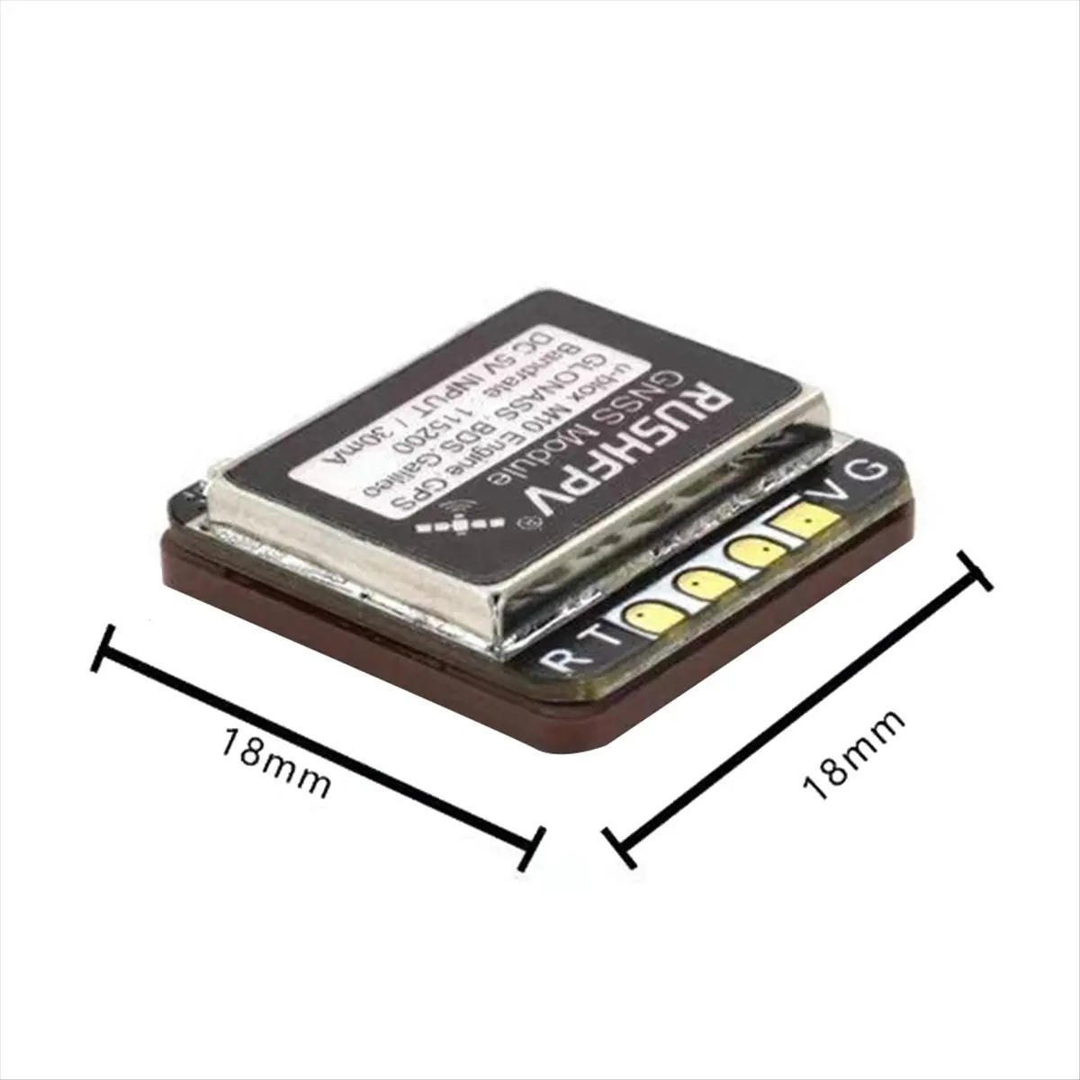 

ABJV GNSS MINI M10 UBX NMEA GPS-модуль с двумя протоколами Встроенная керамическая антенна для радиоуправляемого самолета FPV Drone