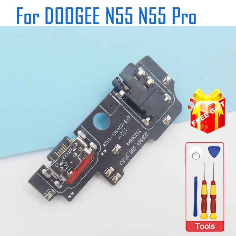 

Плата DOOGEE N55 Pro, новая оригинальная USB-плата N55, док-станция, порт зарядки, детали платы для смартфона DOOGEE N55 Pro