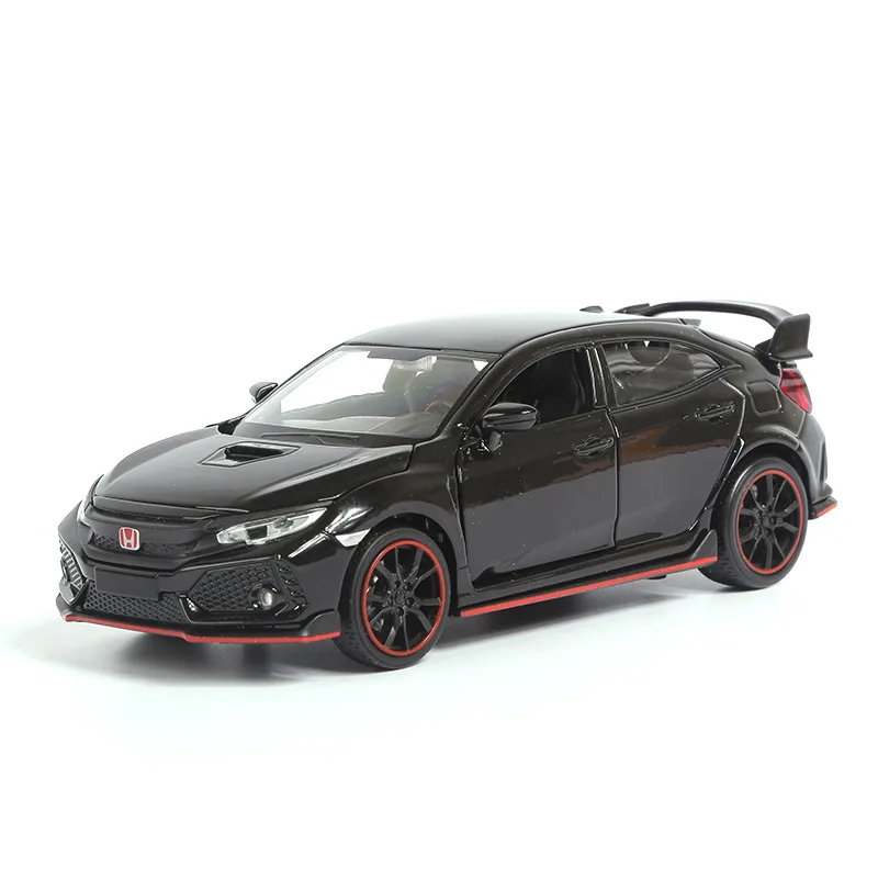 1:32 Honda Model Car Decoration With Lights & Sound Fashion Product Simulation Alloy Car Return Car Model