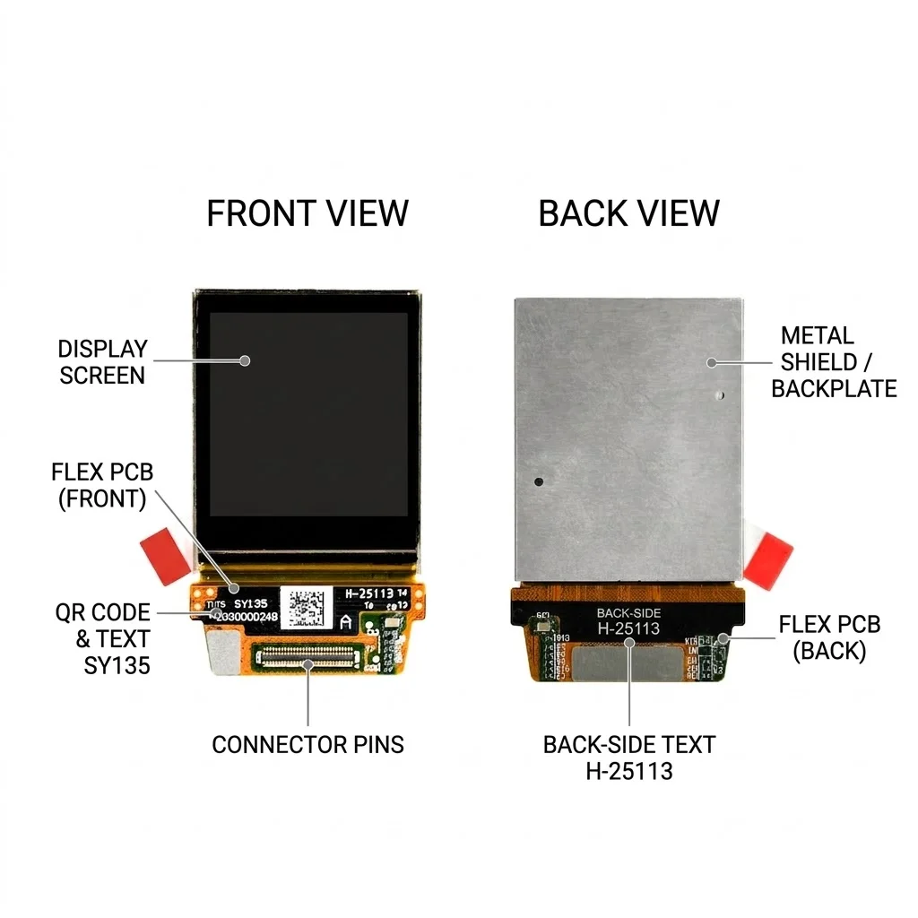 TDO 1.3 Inch 3552x3552 Micro OLED Display 1600nits with MIPI Interface for VR XR HMD