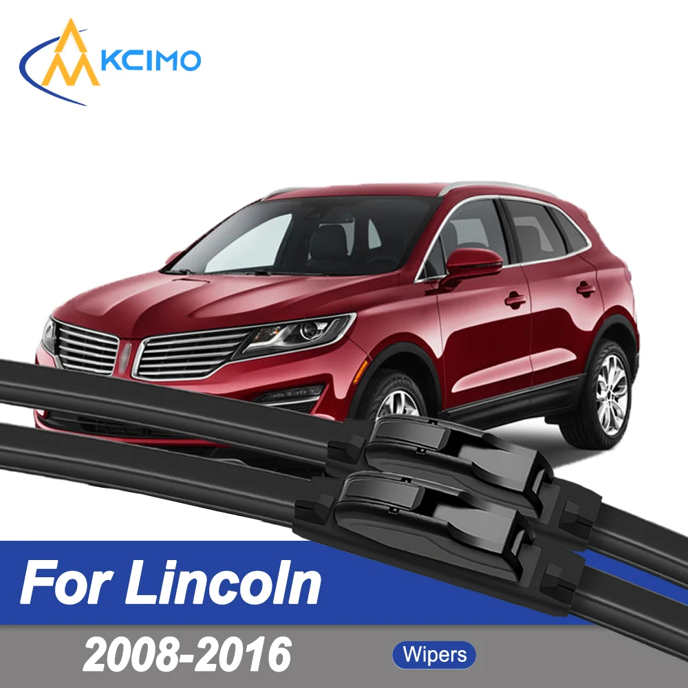 

Premium Rubber Durable Silent Windshield Wiper Blades 2pcs for Lincoln MKS 2008-2016 Front Wiper Blades Set