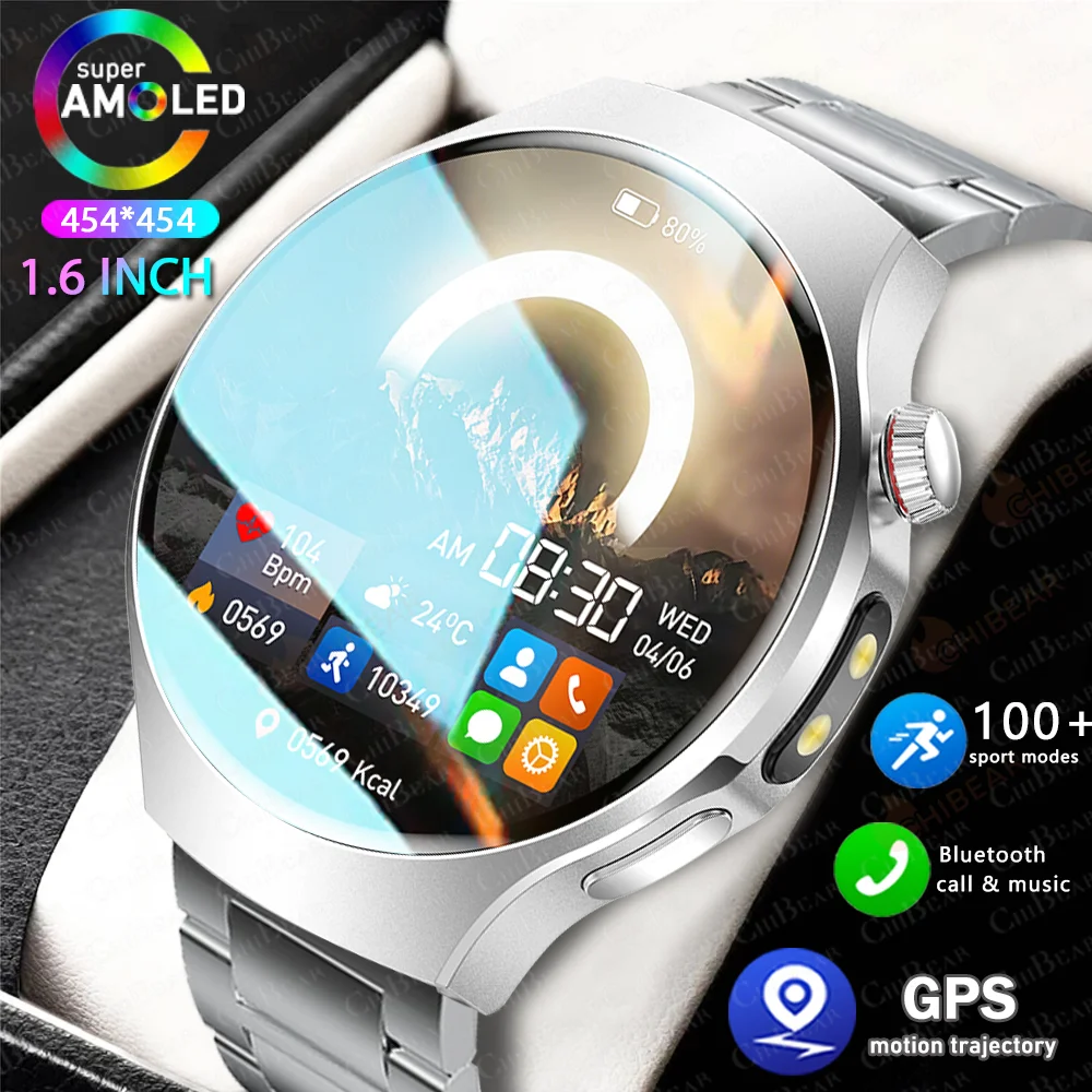 

Outdoor GPS Sports Smart Watch Men 1.53" 360*360 HD Screen Business Man Watch Heart Rate Bluetooth Call Waterproof Smartwatch