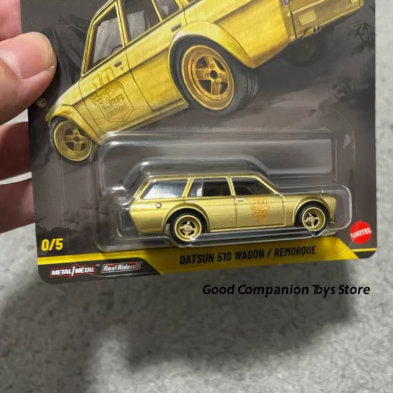 عجلات ساخنة 1/64 ثقافة السيارة تاريخ اليابان 5 FPY86 عنصر مخفي 0 نيسان داتسون 510 كروك سبيكة دييكاست سيارة قابلة للجمع #2