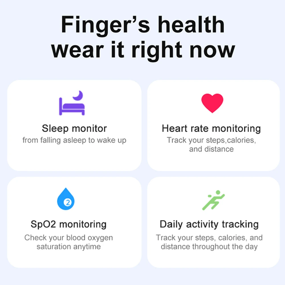 R03 Fashion Style Men Smart Ring Women For Android IOS Stainless Steel Intelligent Fitness Finger Ring Sport IP68 Waterproof