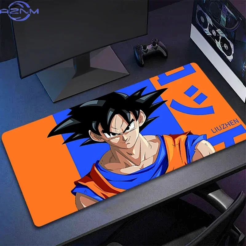 Anime Saiyan Character Mouse Pad, Rubber Anti-slip Gaming Mouse Pad, Cool Manga Print Desk Mat with Smooth Surface for Keyboard