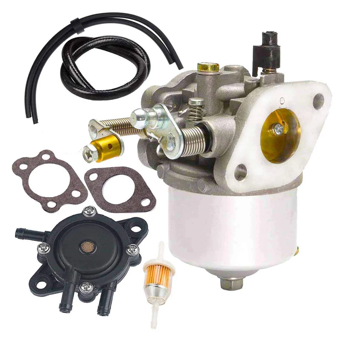 295Cc Carburetor+Fuel Pump for EZ-GO Marathon Medalist TXT 4-Cycle Golf Carts 1991-Up with 295Cc Engines 26645-G01, 26645-G03,