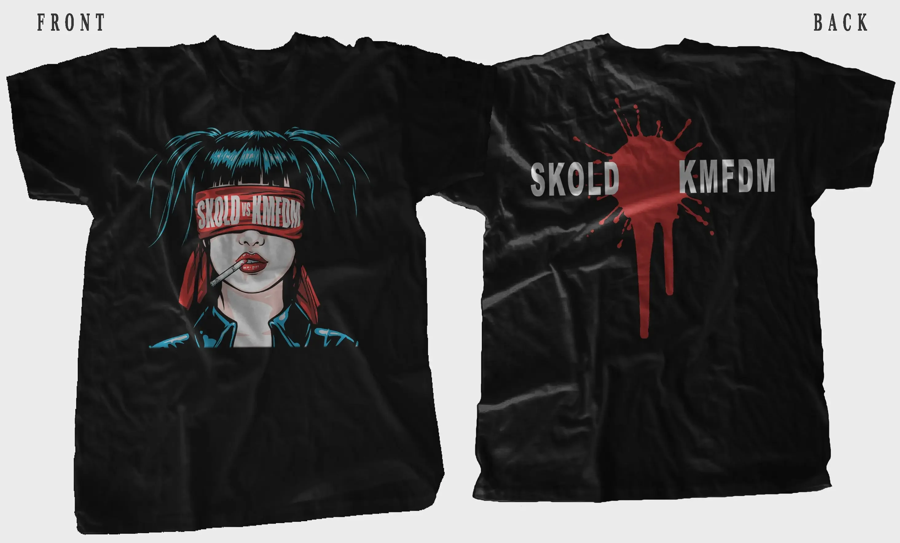 New Dtg Printed T Shirt Kmfdm Skold Vs Size S M L Xl 2 3 4 5 6 7Xl