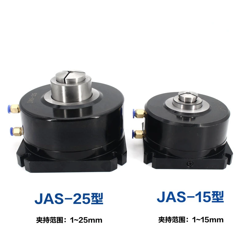 Pneumatic Clamp Pedestal JAS-15 Precision Front Push Chuck Chuck Chuck CNC Drilling Machine Fixture