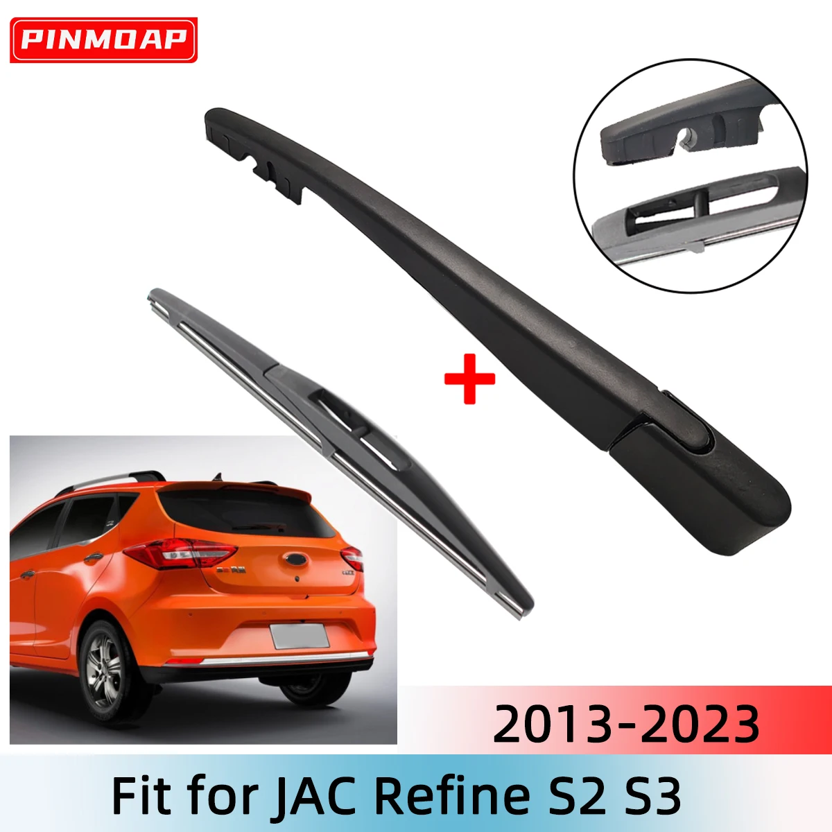 1/2PCS Heckscheibenwischerblatt Wischerarm Kit für JAC Refine S2 S3 2013-2023 Windschutzscheibe Windschutzscheibe Heckscheibe