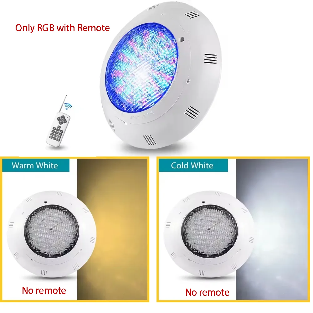 LED Underwater Swimming Pool Lights RGB Color Changing AC12V 12W 18W 25W 35W 45W IP68 Waterproof Lamp Warm White/Cool White
