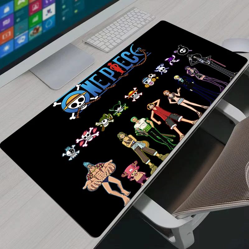 Mouse Pad Gaming ญี่ปุ่นเกมอะนิเมะ One Piece Home ใหม่ HD PC Mousepad XXL แป้นพิมพ์ Pad ลื่นสํานักงานพรมแล็ปท็อป Big Mice Pad