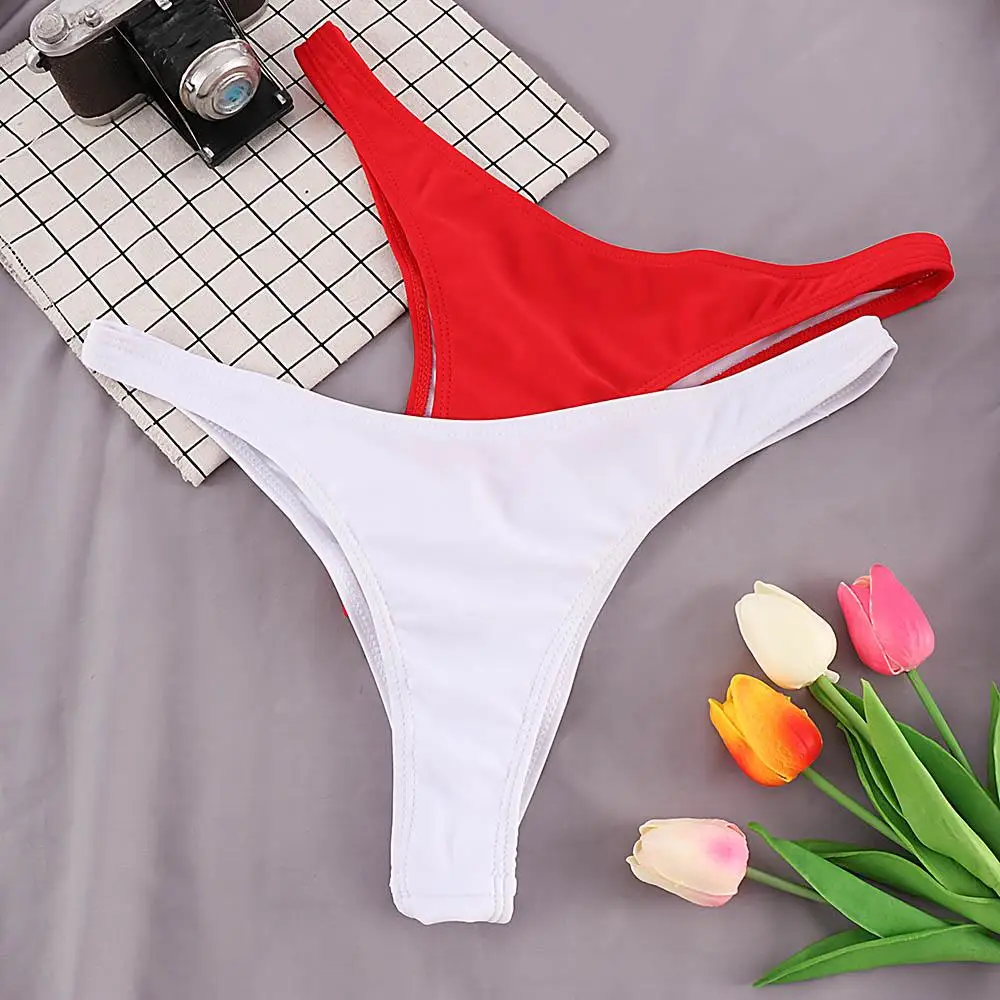 Women Classic Biquini Shorts Thong Bottoms Bikini Swimsuit Briefs Swimwear image 4