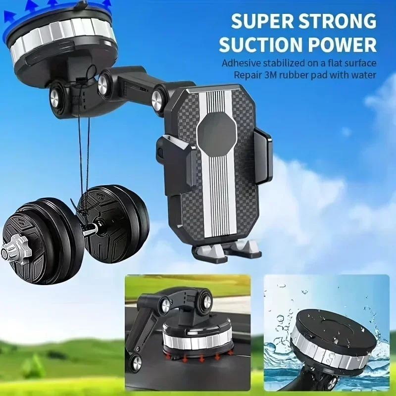 Securely Mount Your Phone In Your Car - Bumpy Roads Friendly Car Phone Holder For IPhone 14 13 12 Pro Max & For Samsung