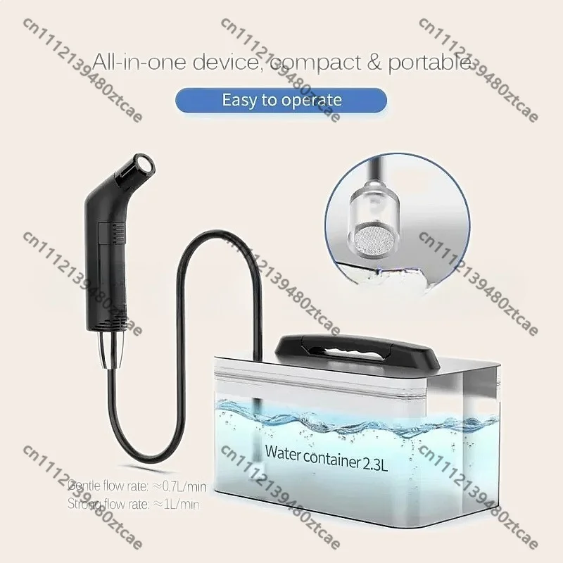 Compact Design All-in-One Cleaning Set Toilet Shattaf Latest Portable Travel Bidet Sprayer