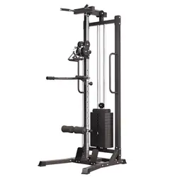 Dinuo Commercial Strength Functional Lat Pull Down Seated Rowing Machine Wall Mount Cable Station