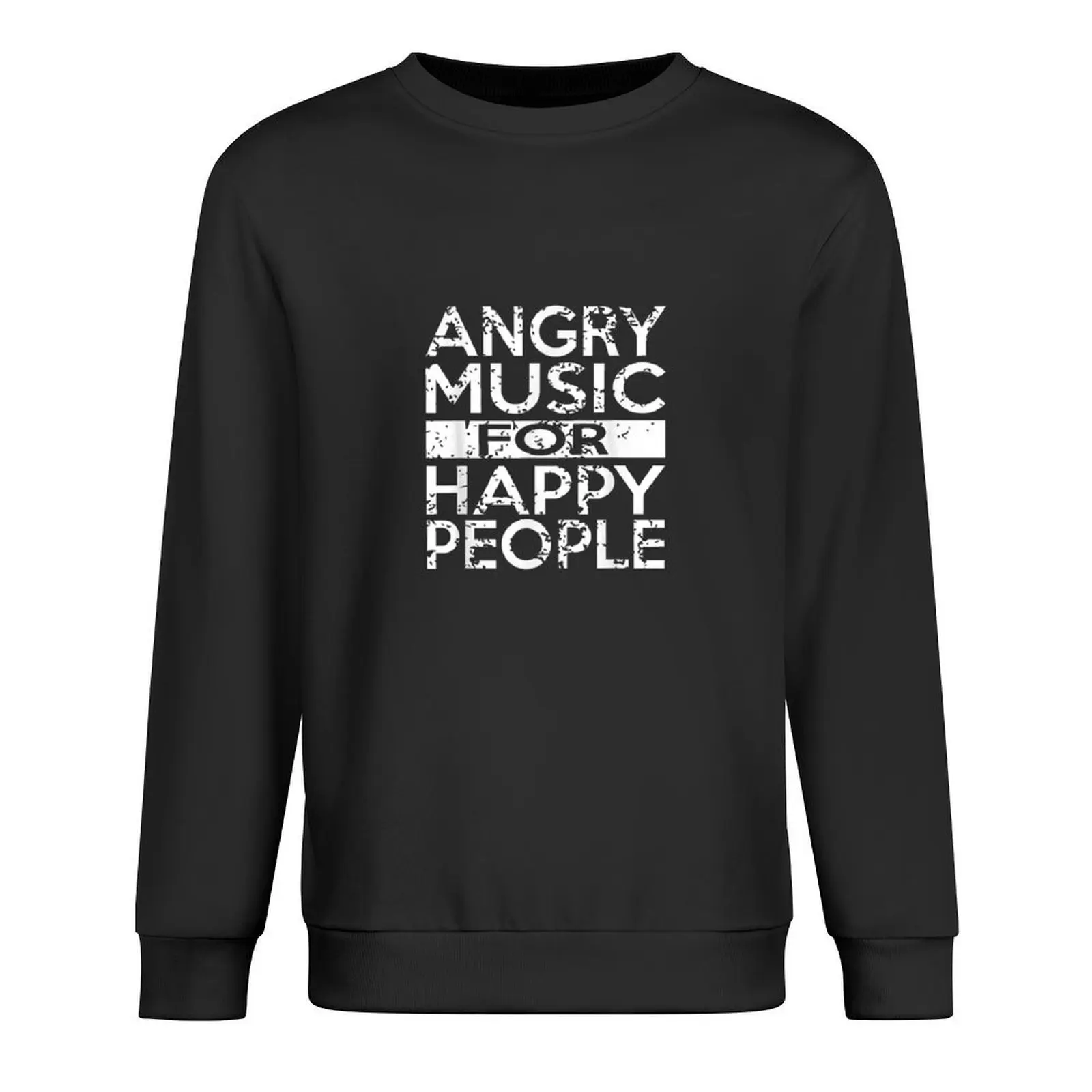 

Angry Music For Happy People Heavy Metal Hard Rock Pullover fashion men winter clothes japanese style blouse sweatshirts