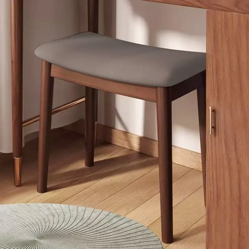 #Wooden Makeup Stool, Simple and Elegant Guzheng Stool, Sophisticated Dressing Stool, Home Use Bench