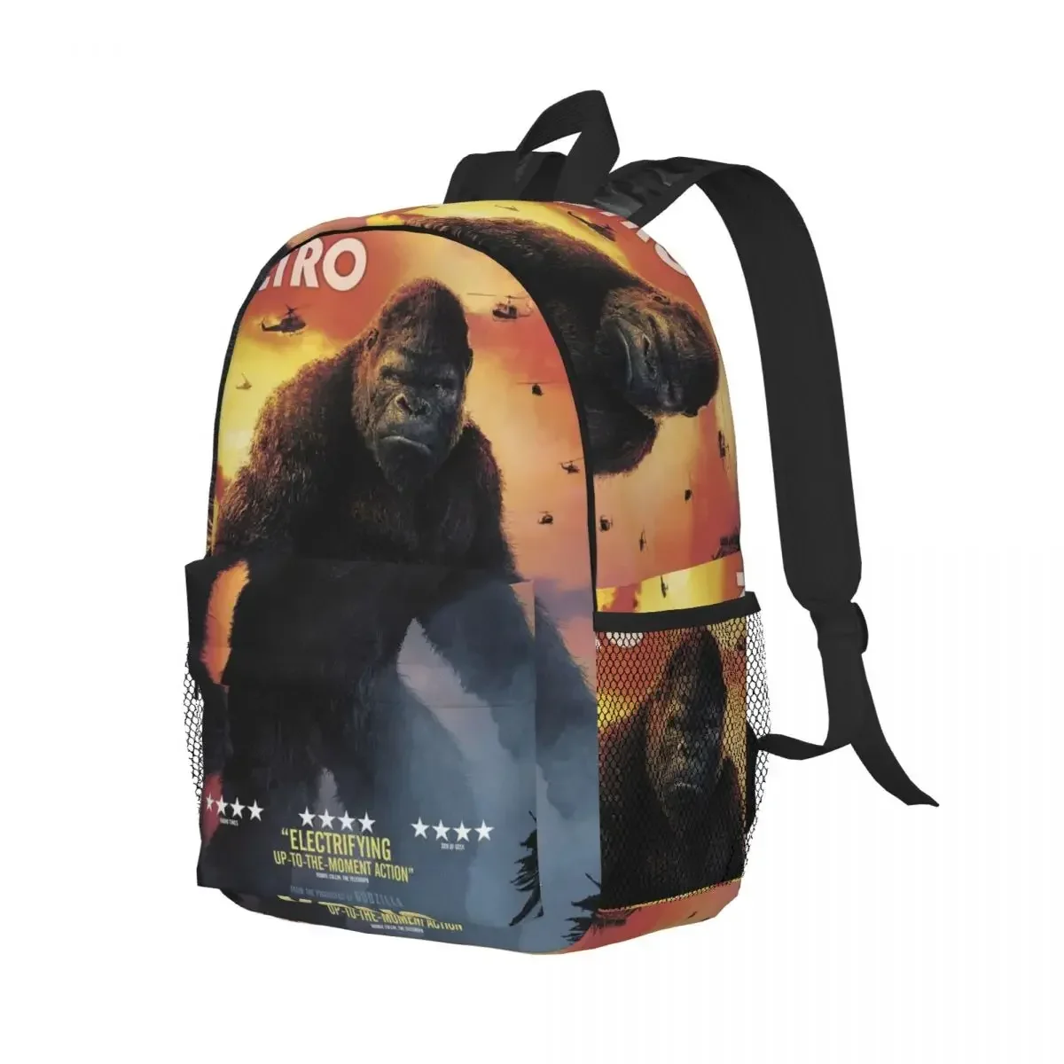 

King Kong Backpack Student Boys Girls BookBag Children School Bag Computer Shoulder Bags for Men Women