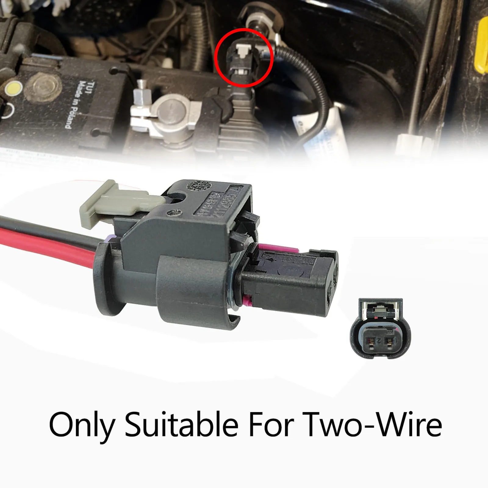 2X 2 pines para Audi VW Seat Skoda Mercedes conector de luz antiniebla Kits de enchufes de arnés de Sensor impermeable 4F0973702 6R0973323 4H0973702A