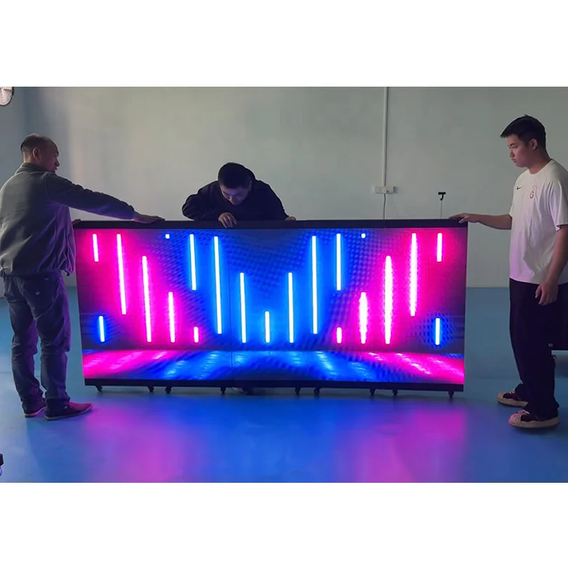 4500nits Foldable Dj Booth Portable Dj Table Booth Stand Folding Dj Booth Led Display for Disco, Party and Night Club view 4