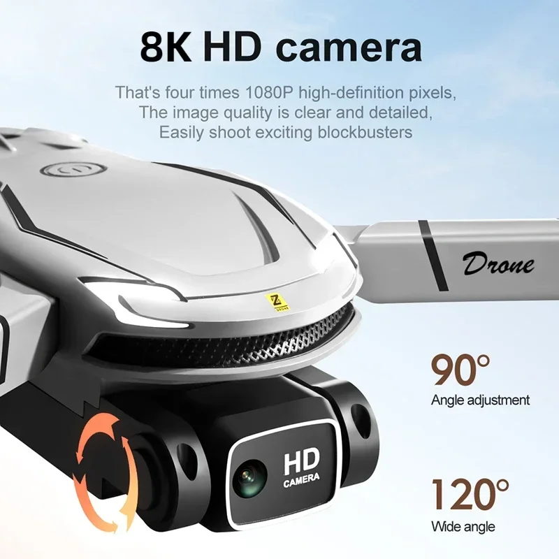 Xiaomi V88 Drone kamera ganda lipat, Drone Quadcopter UAV 10000M profesional HD Aerial fotografi 8K 5G GPS, pesawat kendali jarak jauh