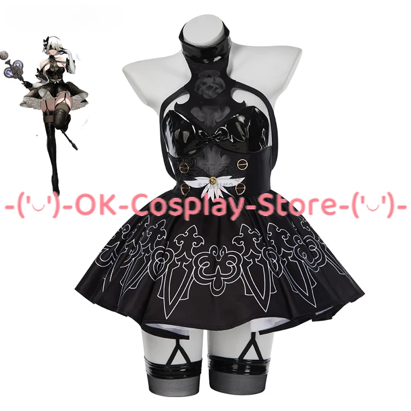 

2B Cosplay Costume Women Sexy Dress Party Role Play Clothing Halloween Carnival Uniforms Anime Clothing Custom Made