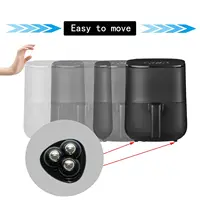 Roulettes pour appareils électroménagers - Glissières et roulettes pour meubles de cuisine, machines à café, mélangeurs, fours, 360° °   Poulies rotatives 3