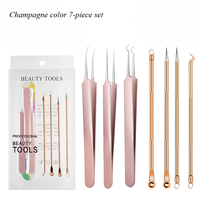 Acne Blackhead Removal Needles Stainless Steel Black Spot Blemish Pimple Removal Needle Deep Cleansing Tool Face Skin Care Kit