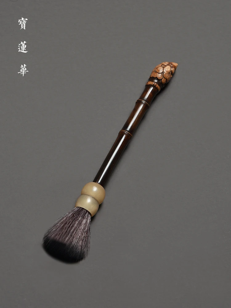 

l Purple Bamboo Root Tea Pot Feeder Calliaphy Bru Tea Ceremony Accories Gourd Head Bru Tea Pot Care Tool