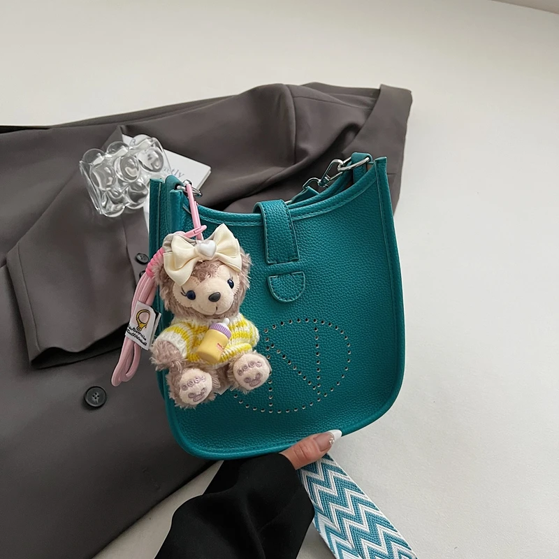 여성용 클래식하고 우아한 가죽 토트백, 유명 디자이너의 여성용 메신저백, 크로스바디 숄더 스트랩 포함