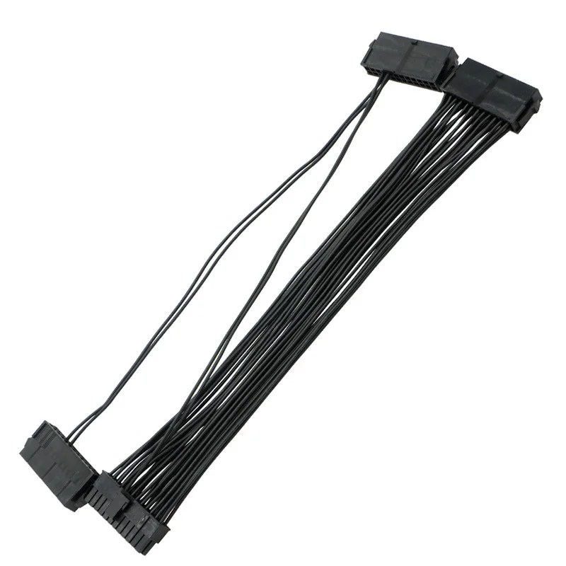 Power Supply 24 Pin ATX Mainboard Motherboard Adapter Connector Enable of Two Power Supply Units To A Single Motherboard