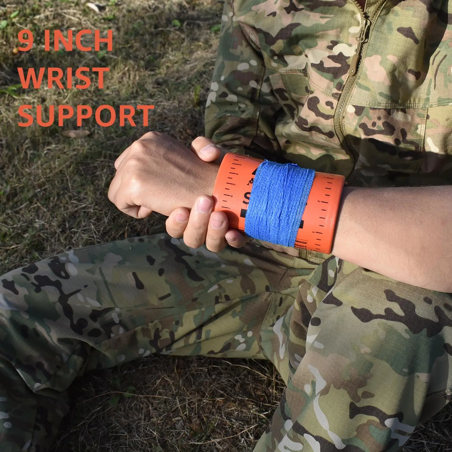 Emergency Survival Splint kit for Arm Leg Finger Fracture 4 Splints 2 Adhersive Bandage Set Reusable Cutable Portable First Aids