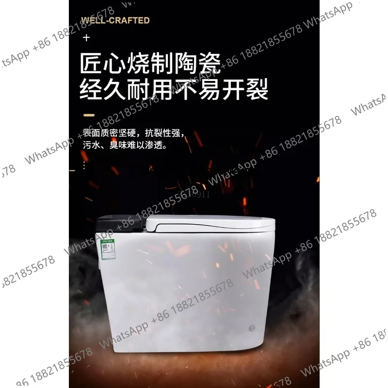 Flush toilet Household bathroom Deodorant and splash-proof toilet Siphon water-saving silent toilet