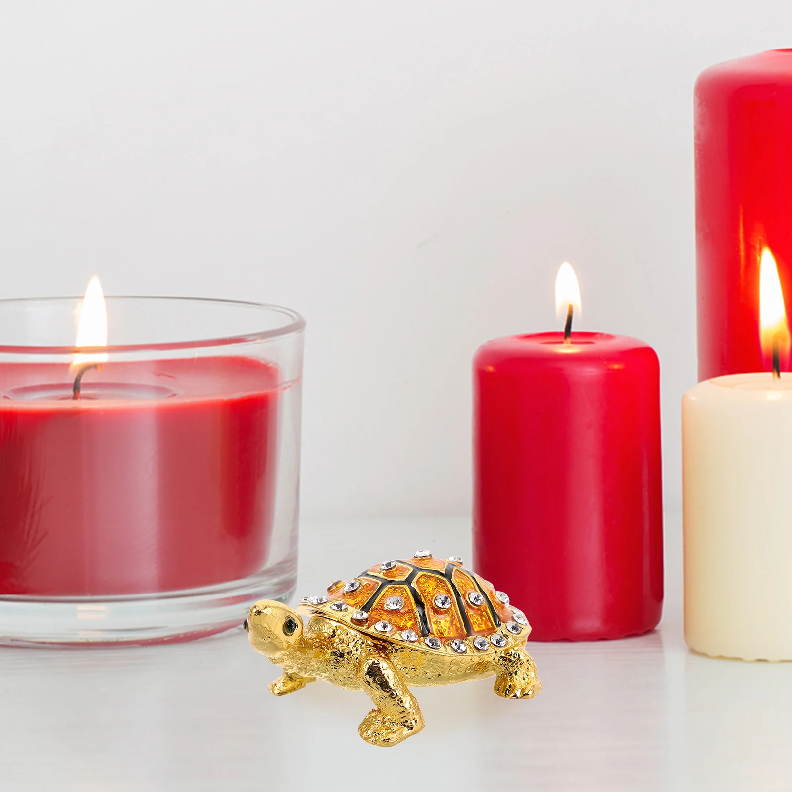 

Retro Vintage Jewelry Box Turtle Shape European Style Metal Trinket Storage Organizer Decorative Case For Home Decor Keepsakes