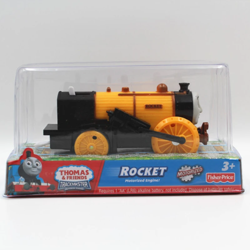 Oryginalny Thomas i przyjaciele Trackmaster pociąg elektryczny tor kolejowy odlecast Percy Skarloey Rocket Dennis zabawki dla dzieci na prezent dla