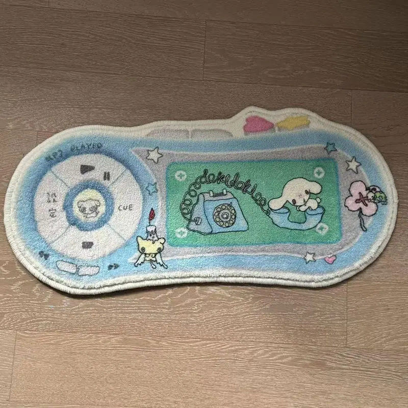 Ins Style Kawaii Girl Rug Special-Shaped Soft Bedside Mat Cute Cartoon Lamb Mirror Front Coat Carpet Home Decoration Floor Mat