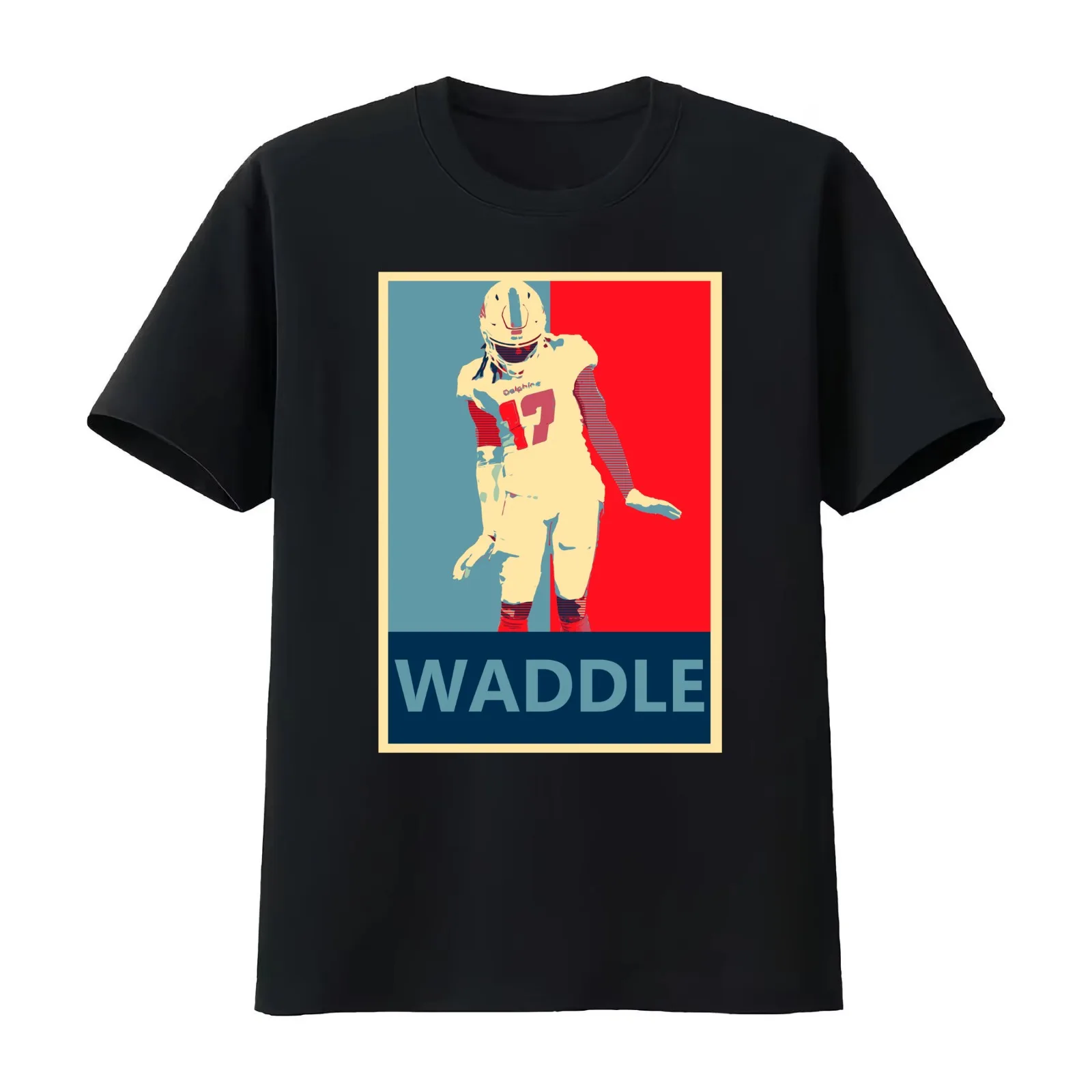 Jaylen Waddle - The Waddle Dance T-Shirt Summer Casual Cotton Tee Oversized Streetwear Tops Vintage Graphic Print